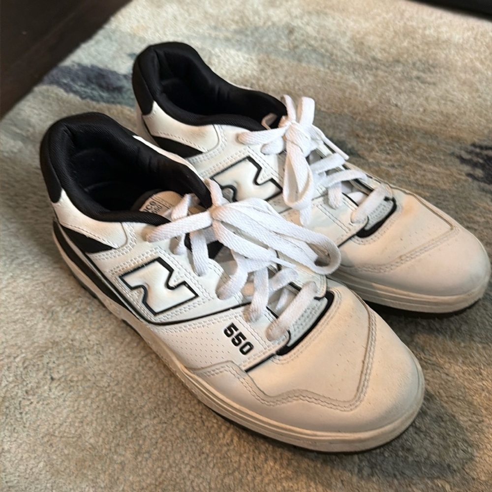 new balance 550 salt and pepper men’s 6.5 women’s 8